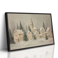 Snow Falls On Silent Chapel Street