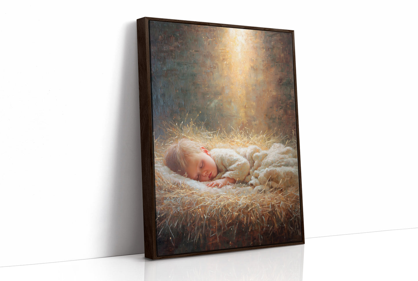 Slumbering Innocence in Golden Hay