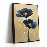 Midnight Blooms Against Golden Dawn