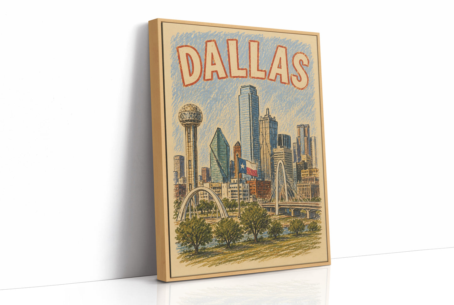Dallas, Reunion Skyline