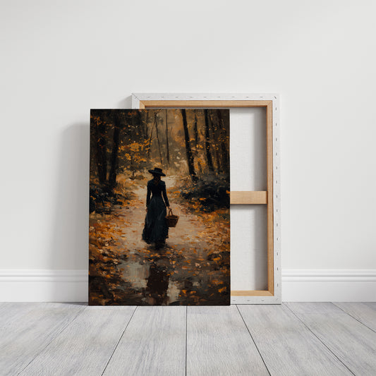 Autumn Path Beckons Her Forward