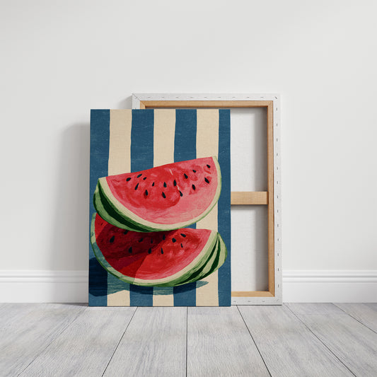 Sweet Slices in Blue Stripes