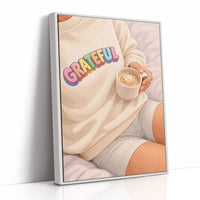 Rainbow Gratitude Embraces Morning Ritual