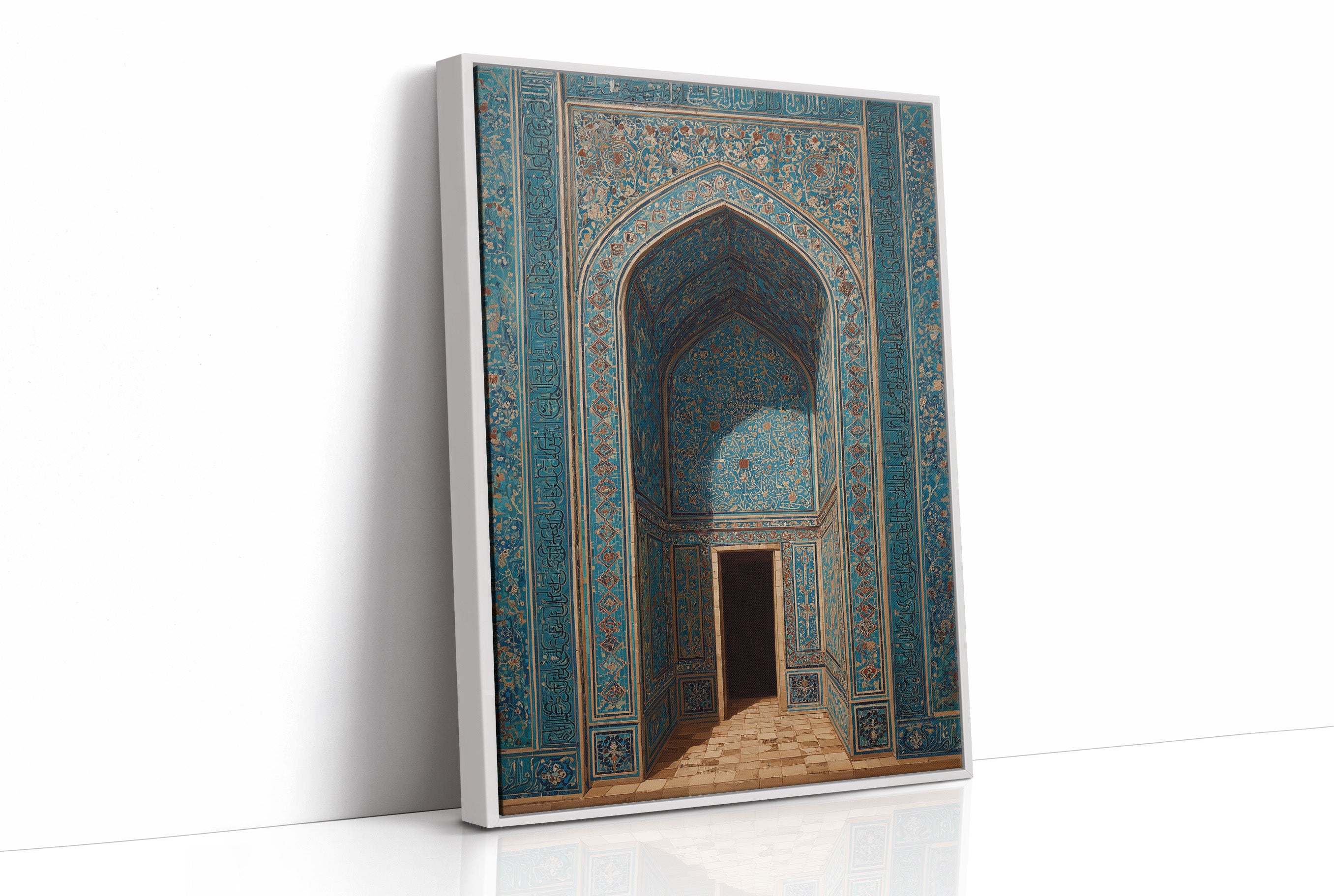 Turquoise Prayers Written In Gold