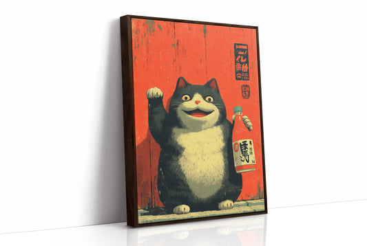 Lucky Cat Tends The Bar