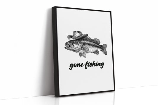 Gone Fishing Cowboy Bass