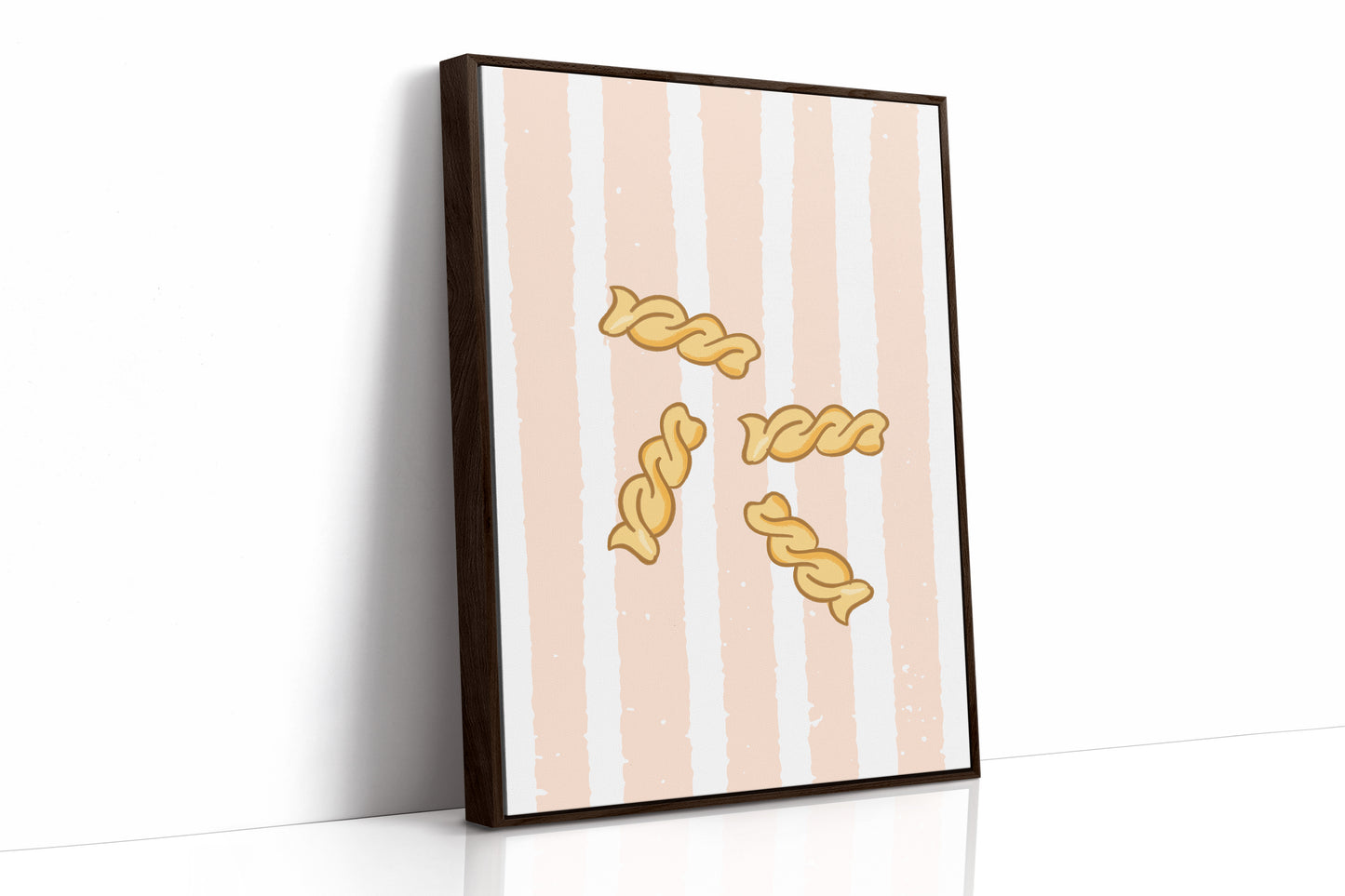 Pasta Dances Through Blush Stripes