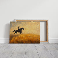 Cowboy in the Golden Haze