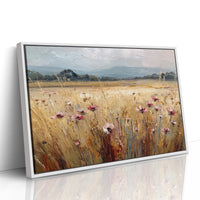 Wild Cosmos Dance Through Golden Fields