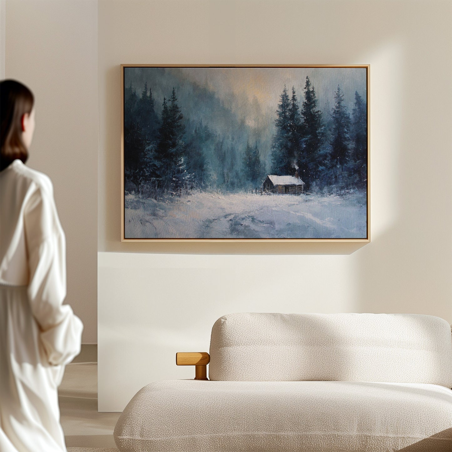 Solitude Sleeps In Winter's Light