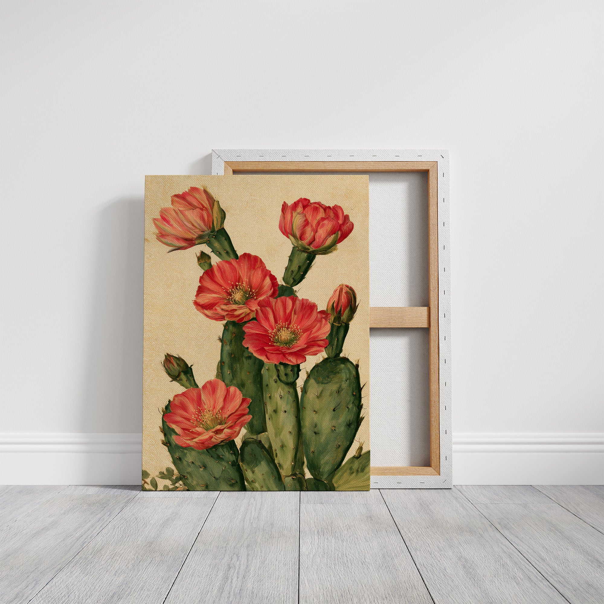 Coral Bloom Prickly Pear