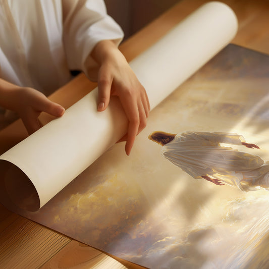 Light Breaks Through Sacred Waters