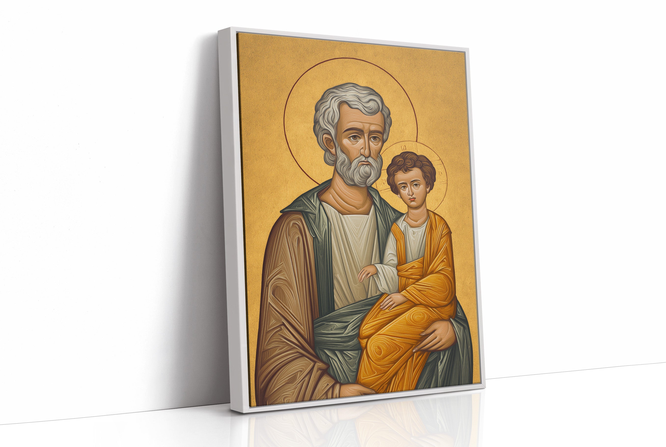 Sacred Gold Upon Weathered Wood