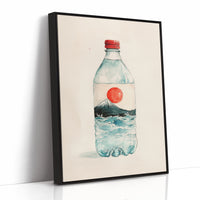 Mount Fuji Flows In Bottle