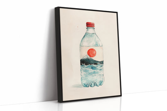 Mount Fuji Flows In Bottle