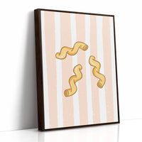 Pasta Dances Through Blush Stripes