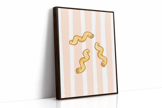 Pasta Dances Through Blush Stripes