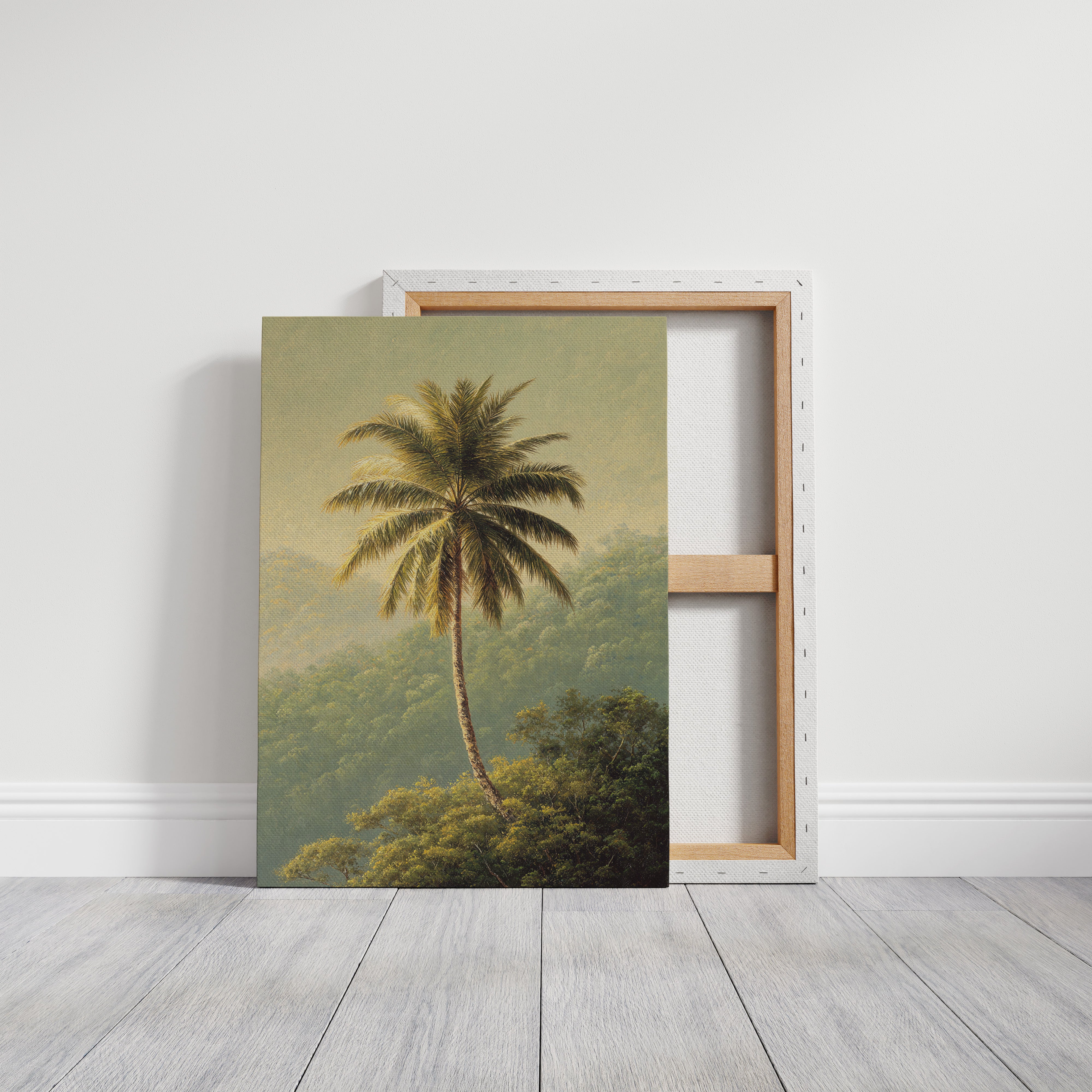 A Solitary Palm's Embrace
