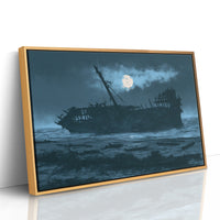 The Wreck at Moonrise