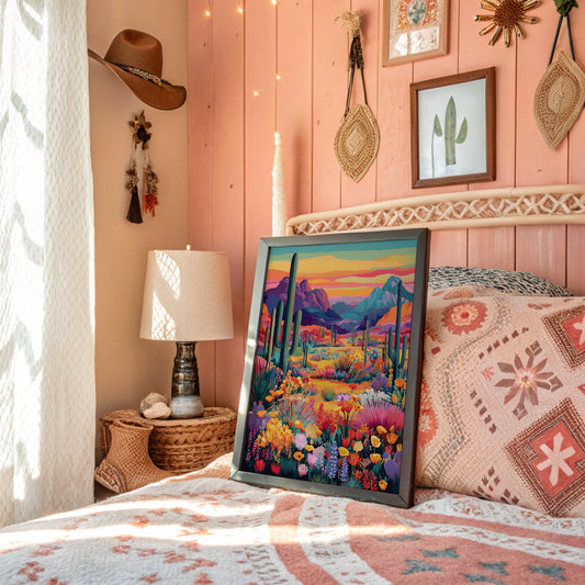Wildflowers Paint The Desert Rainbow