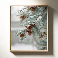 Frosted Pines Hold Their Secrets