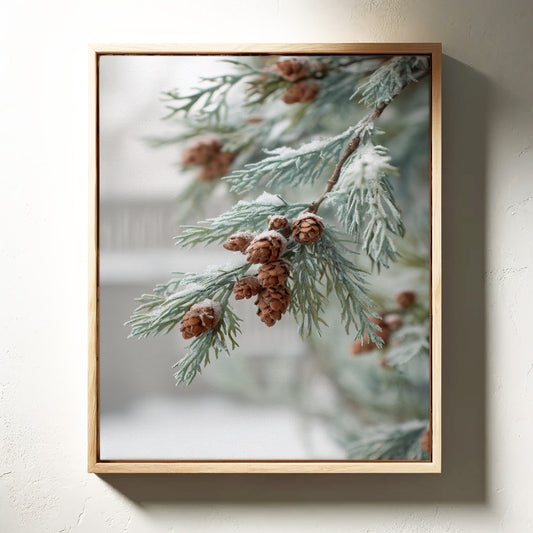 Frosted Pines Hold Their Secrets