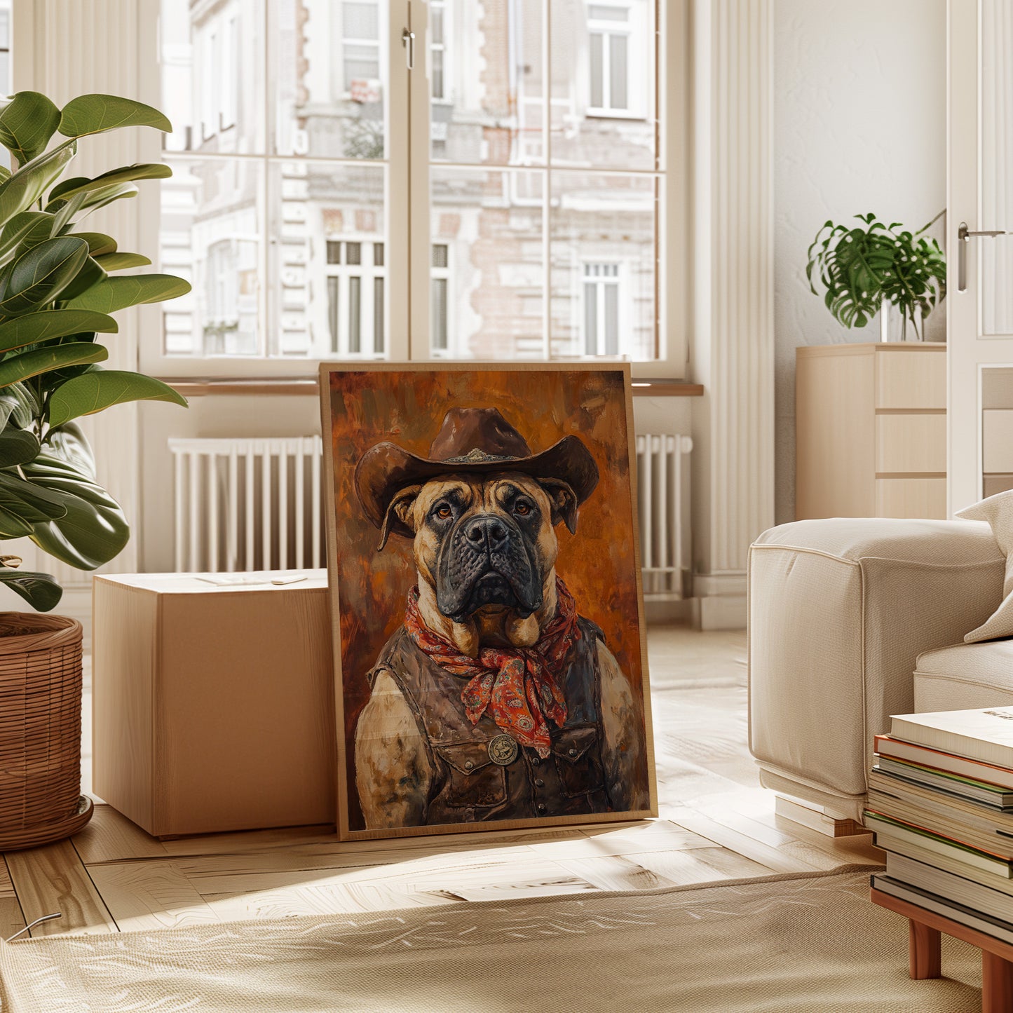 Bullmastiff Sheriff of the High Plains