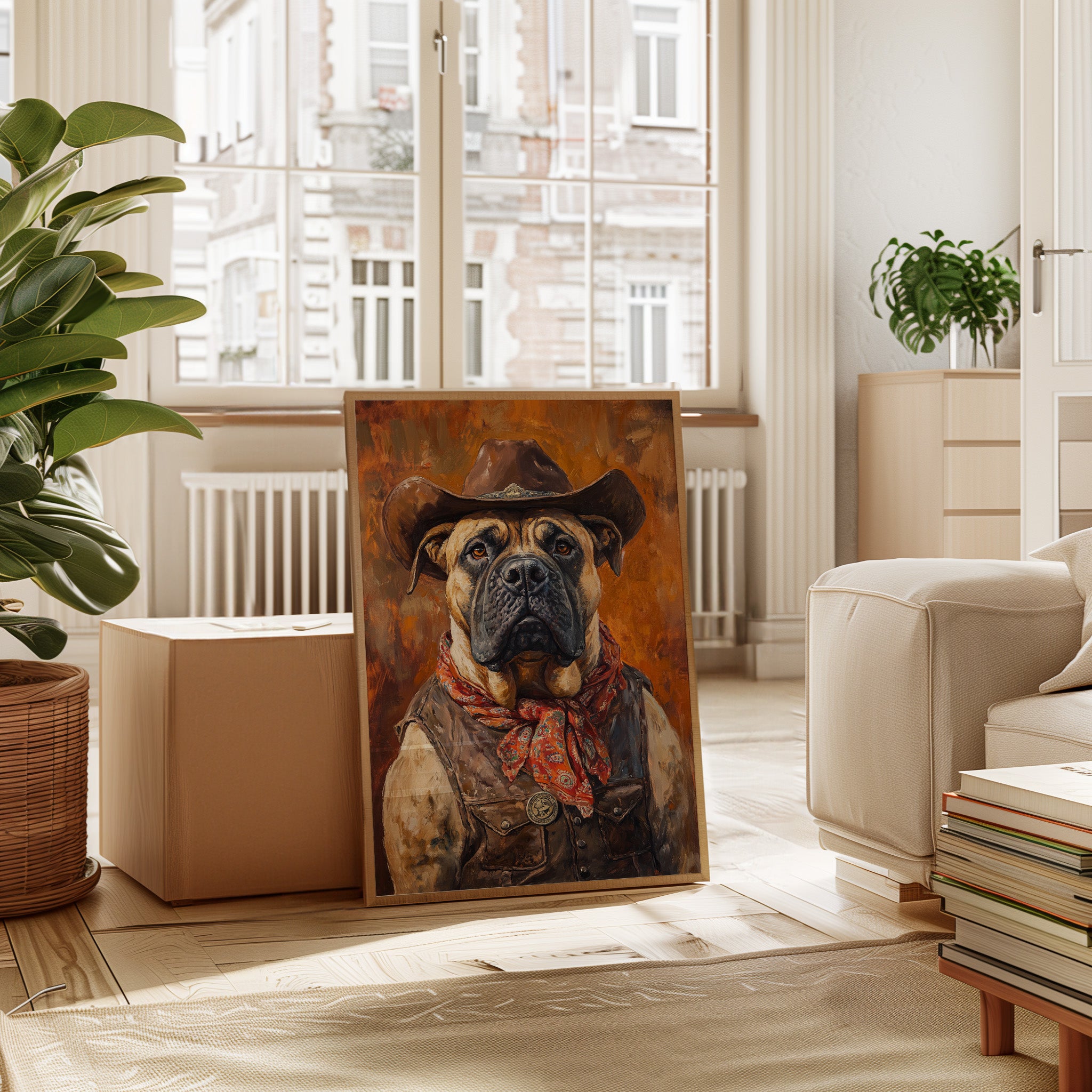 Bullmastiff Sheriff of the High Plains