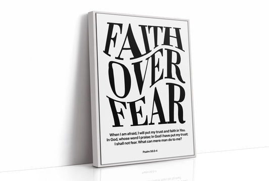 Typography Transcends Doubt Psalm 56:3-4