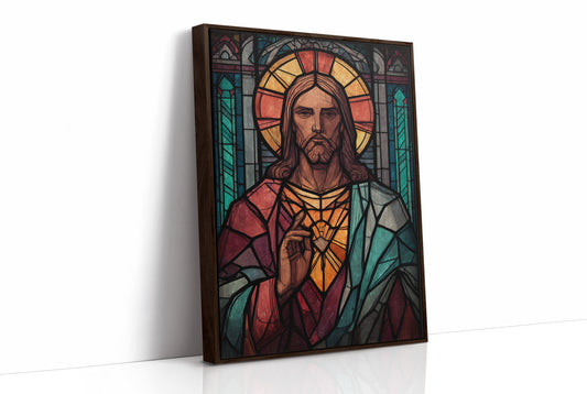 Sacred Light Through Fractured Glass