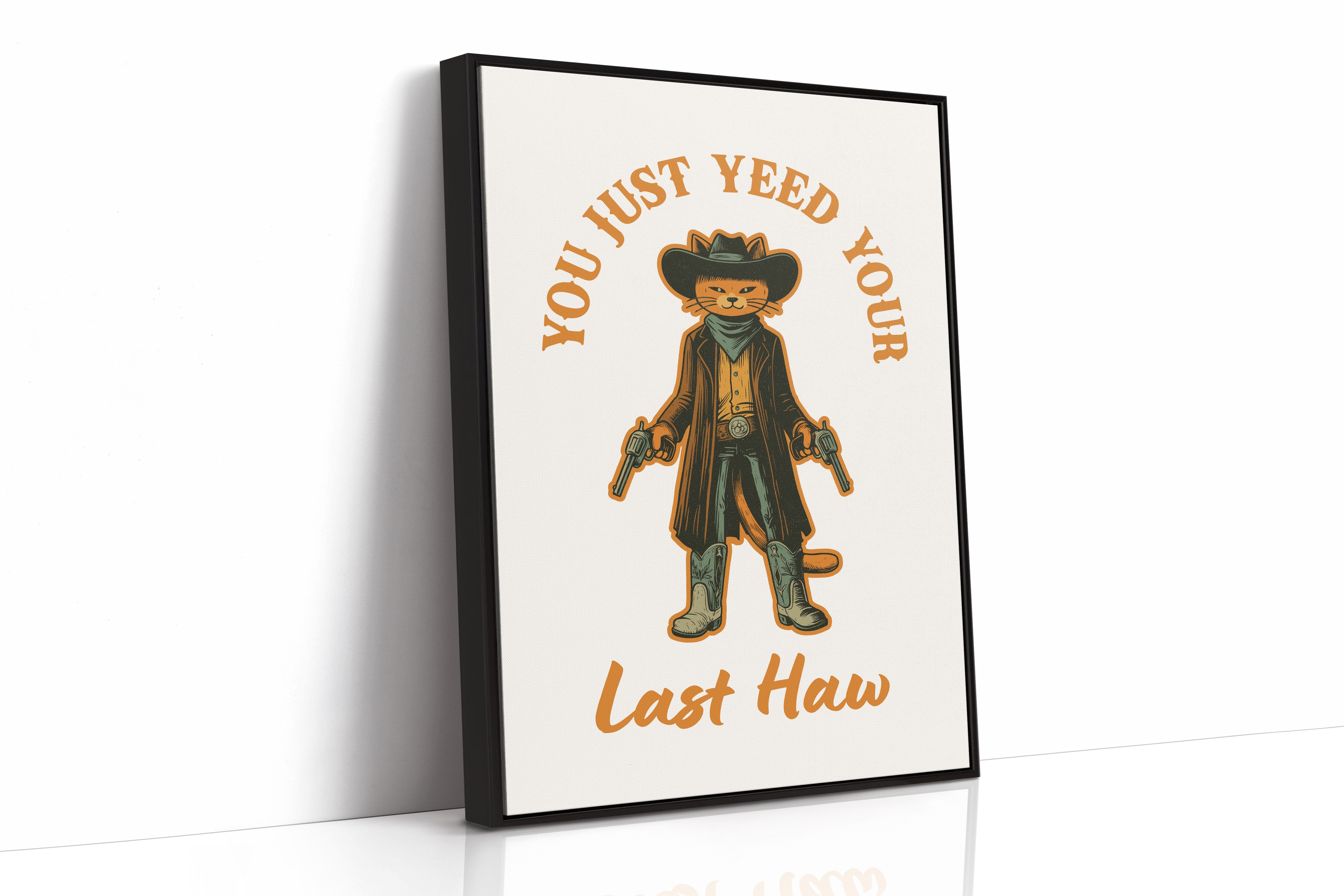 Last Haw Cowboy Cat