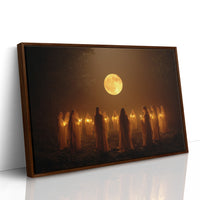 Ancient Circle Under Harvest Moon