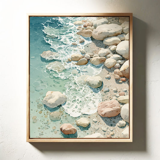Tides Caress the Timeless Stones
