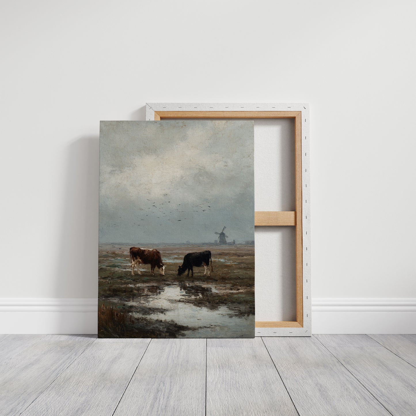 Beneath Clouds, Cows Repose