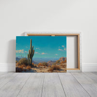 Lone Sentinel Under Turquoise Sky