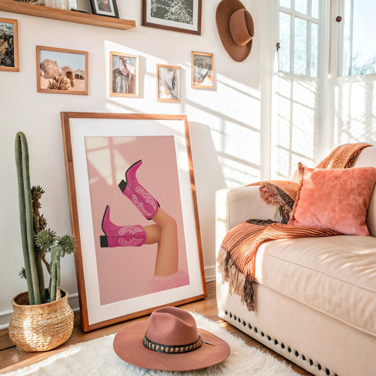 Pink Boots Paint Summer Stories