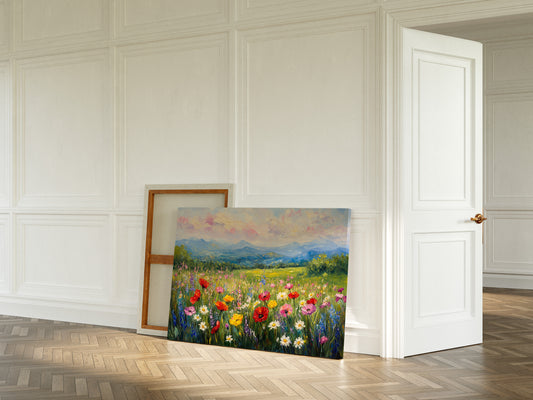 Mountain Meadows Bloom In Rainbow Light