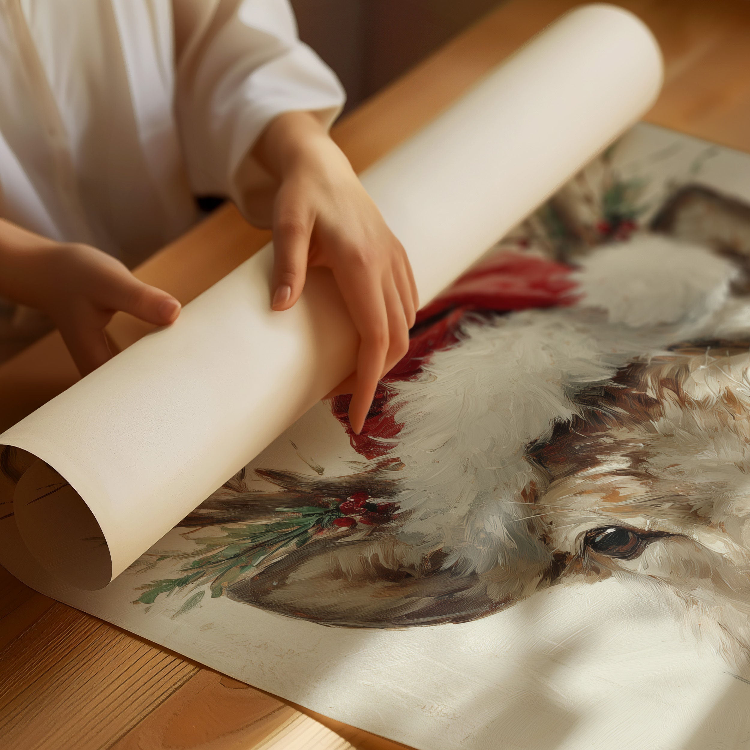 Reindeer Tales On Christmas Morning