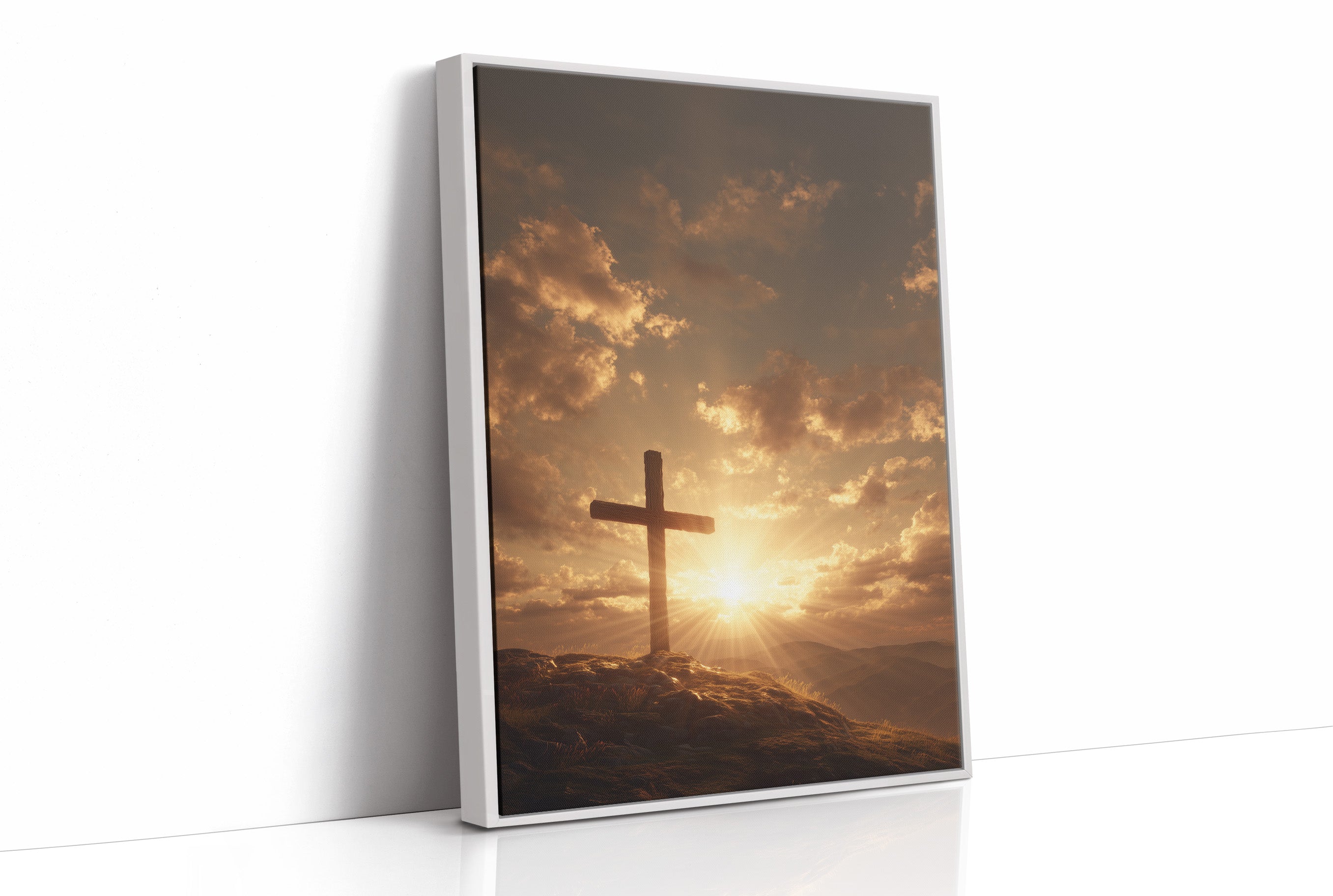 Sunlit Promise On Calvary Hill