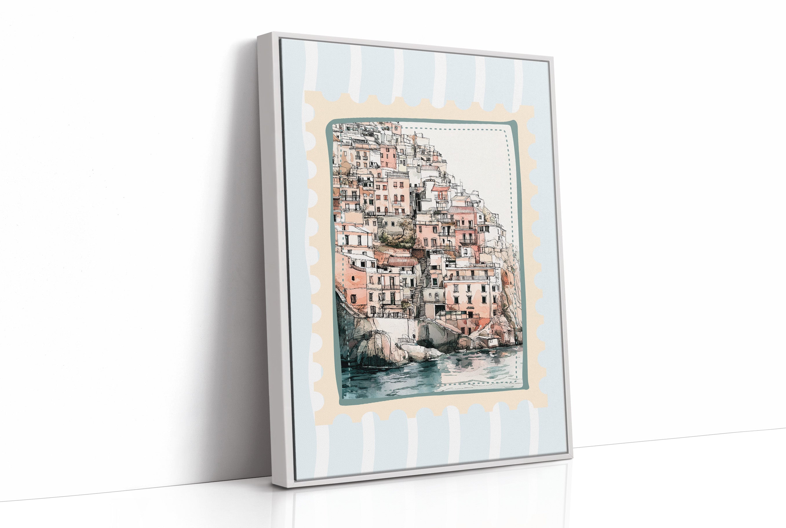 Cliffside Village Stamp