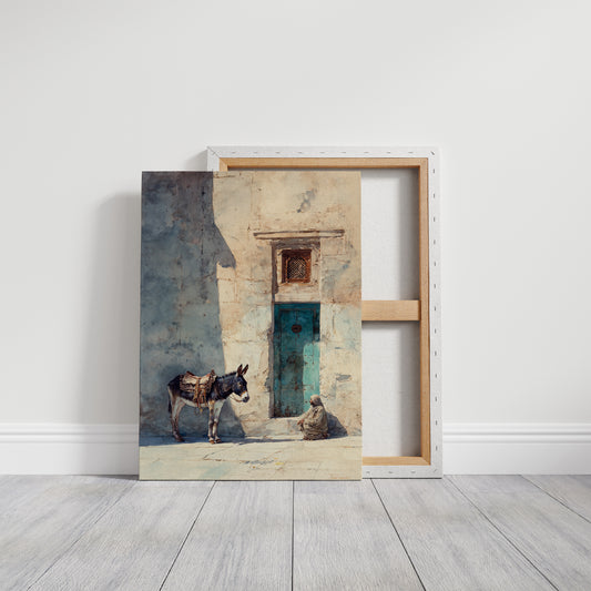 Respite Beneath the Sunlit Door