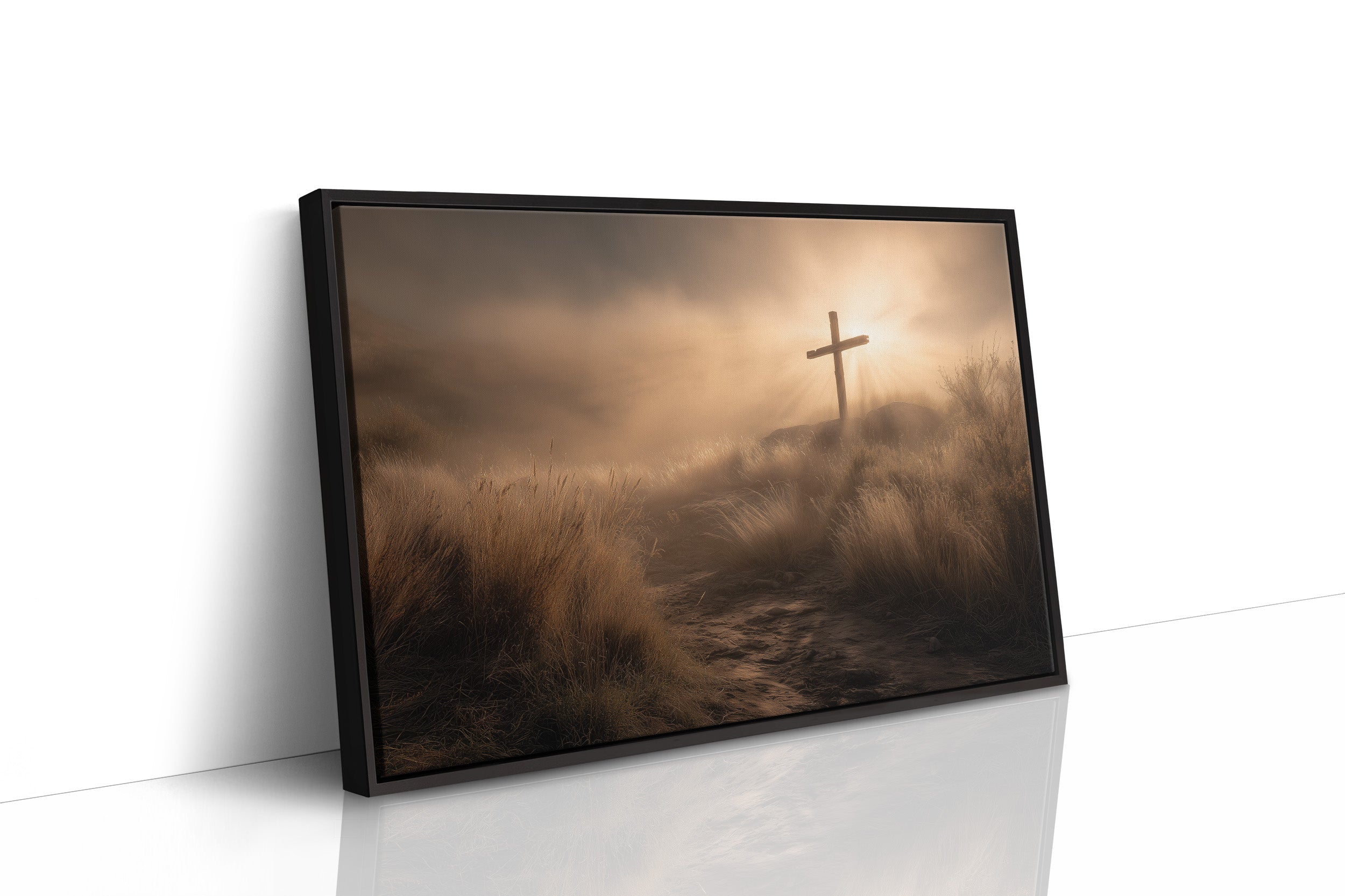 Faith Stands Tall At Dawn's Edge