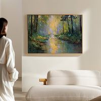 Sunlit Stream Carries Golden Dreams
