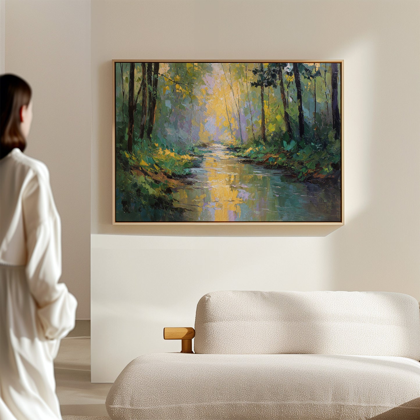 Sunlit Stream Carries Golden Dreams