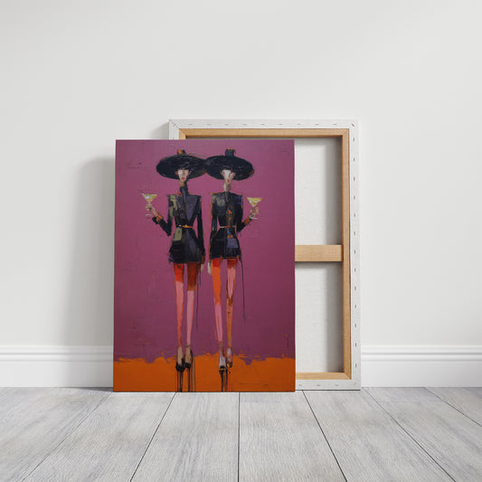 Midnight Toast in Magenta