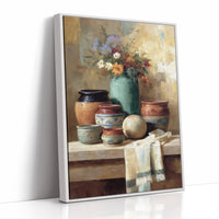 Pottery Gathers Wildflowers At Dawn