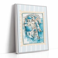 Santorini Blue, Sketched in Stamp