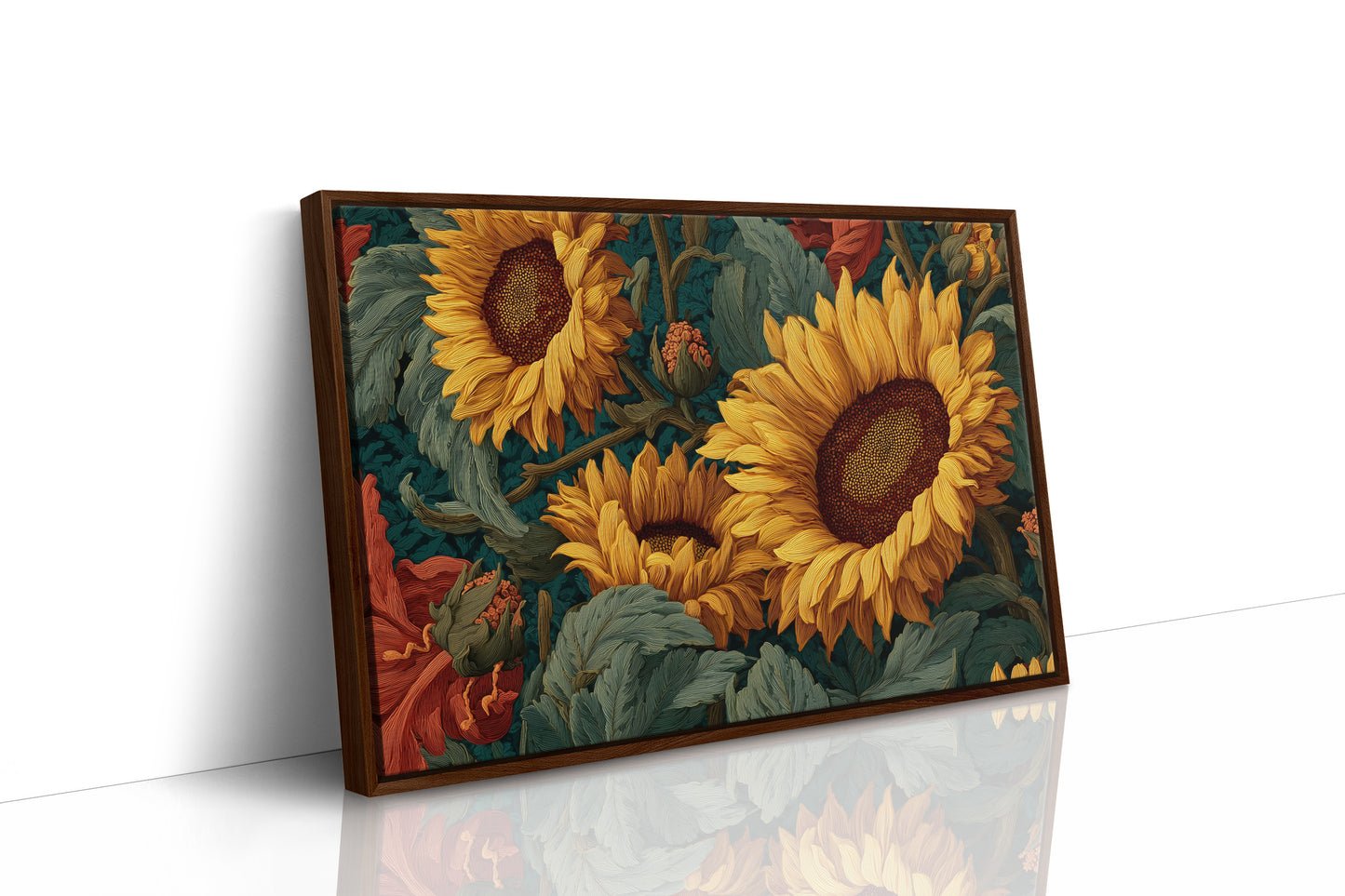 Sunflowers Among Literary Treasures