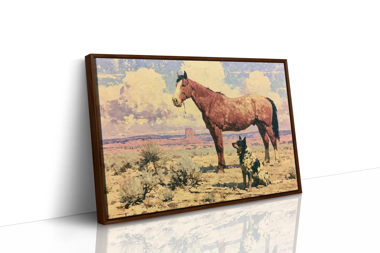 Desert Companions, Horse and Cattle Dog