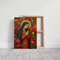 Poppy Garden Prayer in Vibrant Devotion